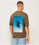 Футболка Доризон Oversize fit Hugo, коричневый - фото 3