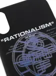 Чехол для iPhone XR Rationalism Off-White, черный - фото 3