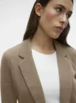 Блейзер Vero Moda из джерси "VMJULIA LS BLAZER", серебристый - фото 4