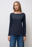 Топ Street One BASIC LANGARM, Blau/Dark Blue - фото 3