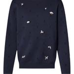 Свитер SS26 мужской LOUIS VUITTON, синий - фото 3