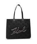 Сумочка квадратного формата Karl Lagerfeld, черный - фото