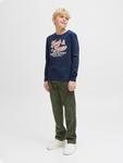Обычные брюки Jack & Jones Junior, зеленый - фото 5