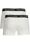 Мужские боксеры Trussardi хлопковые с логотипом 2 шт, белый - фото 2