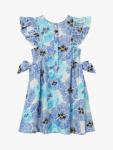 Детское платье Alessandra с боковым бантом Angel & Rocket, Blue - фото 6