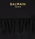 Детский комбинезон с логотипом Balmain Kids, черный - фото 3
