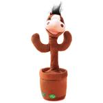 Плюшевая кукла танцующее животное Mocha duck, розовый - фото 7