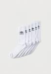Носки Umbro LOGO UNISEX 6 PACK, White - фото