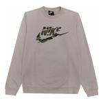 Толстовка Nike Camo print logo sweatshirt 'White', белый - фото