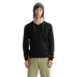 Свитер Scotch & Soda Regular Fit Linen v neck, черный - фото