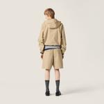 Ветровка из рипстопа MIU MIU, бежевый - фото 3