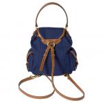 MIU MIU Хлопковый рюкзак женский синий - фото 3