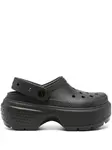 Клоги Stomp Crocs, черный - фото