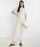 Штаны женские Boss пижамные однотонные, бежевый - фото 2