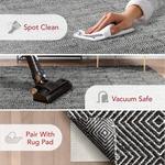 nuLOOM, 77 x 183 см, Ago Geometric Wool Runner Rug, Black - фото 3