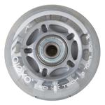 Детские колеса для роликовых коньков диаметром 70 мм, 80 А с подсветкой и подшипниками для двойной упаковки FIT3 Oxelo - фото 3