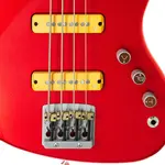 Мини-бас Valiant Guitars 4, красный «Липстик» - фото 8