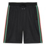 Шорты technical jersey shorts 'black' Gucci, черный - фото