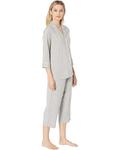 Пижама LAUREN Ralph Lauren Essentials Bingham Knits Capri, цвет Grey Stripe - фото 4