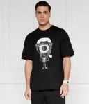 Футболка Relaxed fit Karl Lagerfeld, черный - фото 3