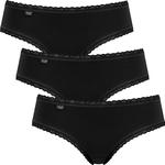 Трусы Sloggi Pants 3er Pack 24/7 Cotton Lace, черный - фото