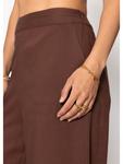 Тканевые брюки SASSYCLASSY, коричневый - фото 6
