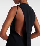 Платье с декоративными элементами Double G Gucci, Black - фото 6