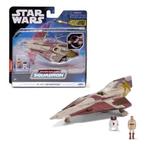 Автомобиль STAR WARS JEDI STARFIGHTER + фигурка JAZWARES - фото