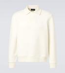 Хлопковый поло свитер Dunhill, Ivory - фото