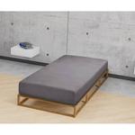 Простыня из тонкого трикотажа 0077144 Biberna, серый - фото 2