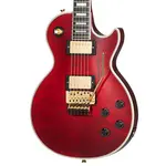 Epiphone Эпифон Alex Lifeson Les Paul Custom Axcess Quilt - Рубин - фото
