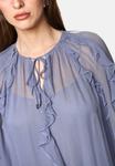 Блуза Marc Cain Blouse, Bluish Violet/Blue - фото 4