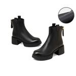 Женские Ботинки Челси Черные/Абрикосовые COMELY, Абрикос (Шерстяная Подкладка) - фото 9