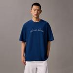 Футболка с принтом Script logo Calvin Klein, синий - фото 6