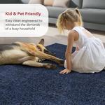 nuLOOM Marleen современный плюшевый ковер, 239 x 305 см, Navy - фото 6