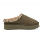 Тапочки Crown Vintage Marcella Slipper, Dark Olive Green - фото 5