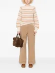 Полосатый свитер с люрексом TWINSET, нейтральный - фото 2