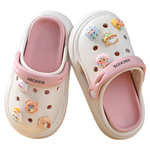 Тапочки детские противоскользящие ABC KIDS, белый/синий - фото 3