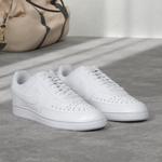 Кроссовки Nike Court Vision Low для мужчин, White/Whiteblack - фото 2