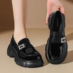 Лоферы женские Daphne, бежевый/черный - фото 10