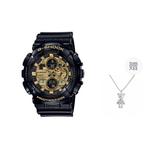 G-SHOCK Часы G SHOCK Quartz Movement Watch Unisex Gold Dial - фото