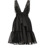 Женское черное платье-комбинация PINKO - фото