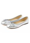 Балетки Ballerette с бантиками, серебряный - фото 2