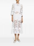 Dolce & Gabbana платье миди с вырезами, белый - фото 3