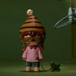 Hirono Echo Series Staying Up фигурка POP MART - фото 4