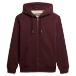 Толстовка Superdry Essentials Logo full zip, красный - фото