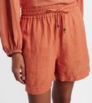 Бермуды из льна и хлопка Brunello Cucinelli, Crab - фото 4