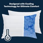 Serta Подушка Serta Down Illusion гипоаллергенная охлаждающая White Cooling - фото 4
