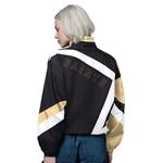 Ветровка женская black/gold new orleans saints vintage 1st quarter full-zip Starter - фото 3