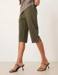 Капри ASOS DESIGN цвета хаки - фото 4